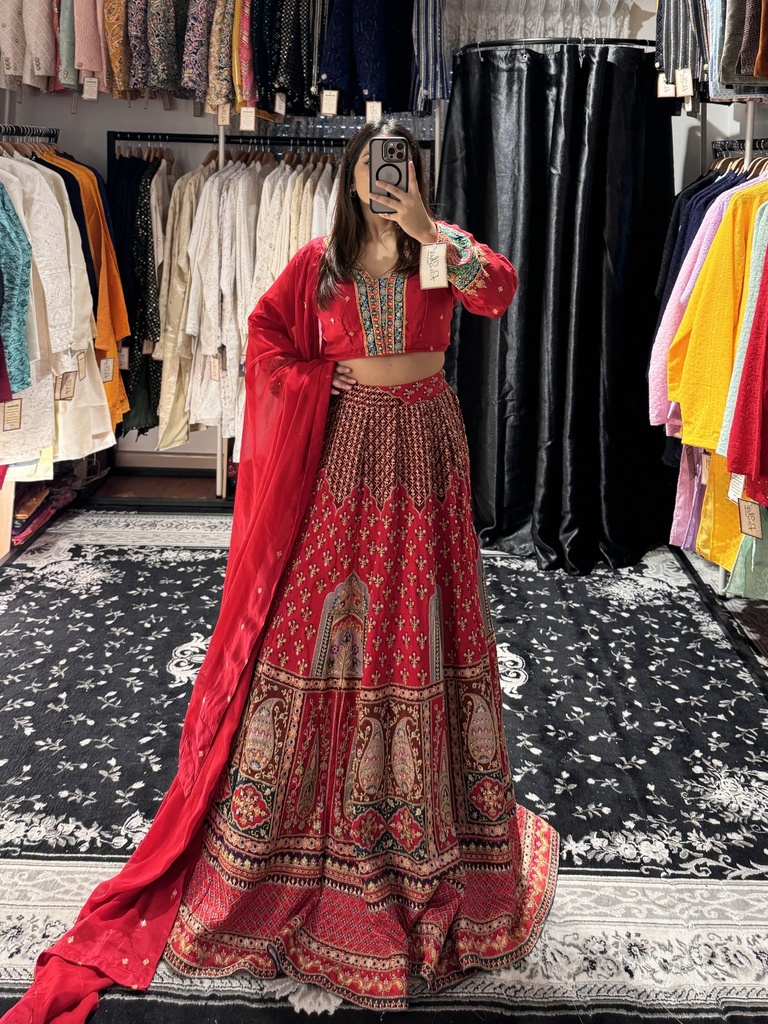 Banarasi Zari Highlighting Lehenga